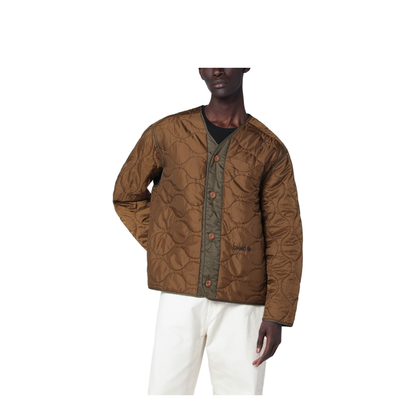 Beige Combat Liner Jacket