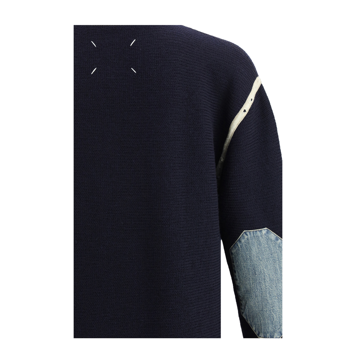 Wool Half Zip High Neck Sweater