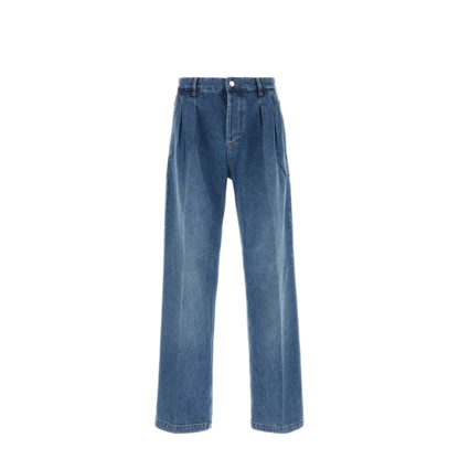 MAYFEYR - Marine Serre - Light Blue Denim Straight Jeans - MPA094ACDEN0002BL05