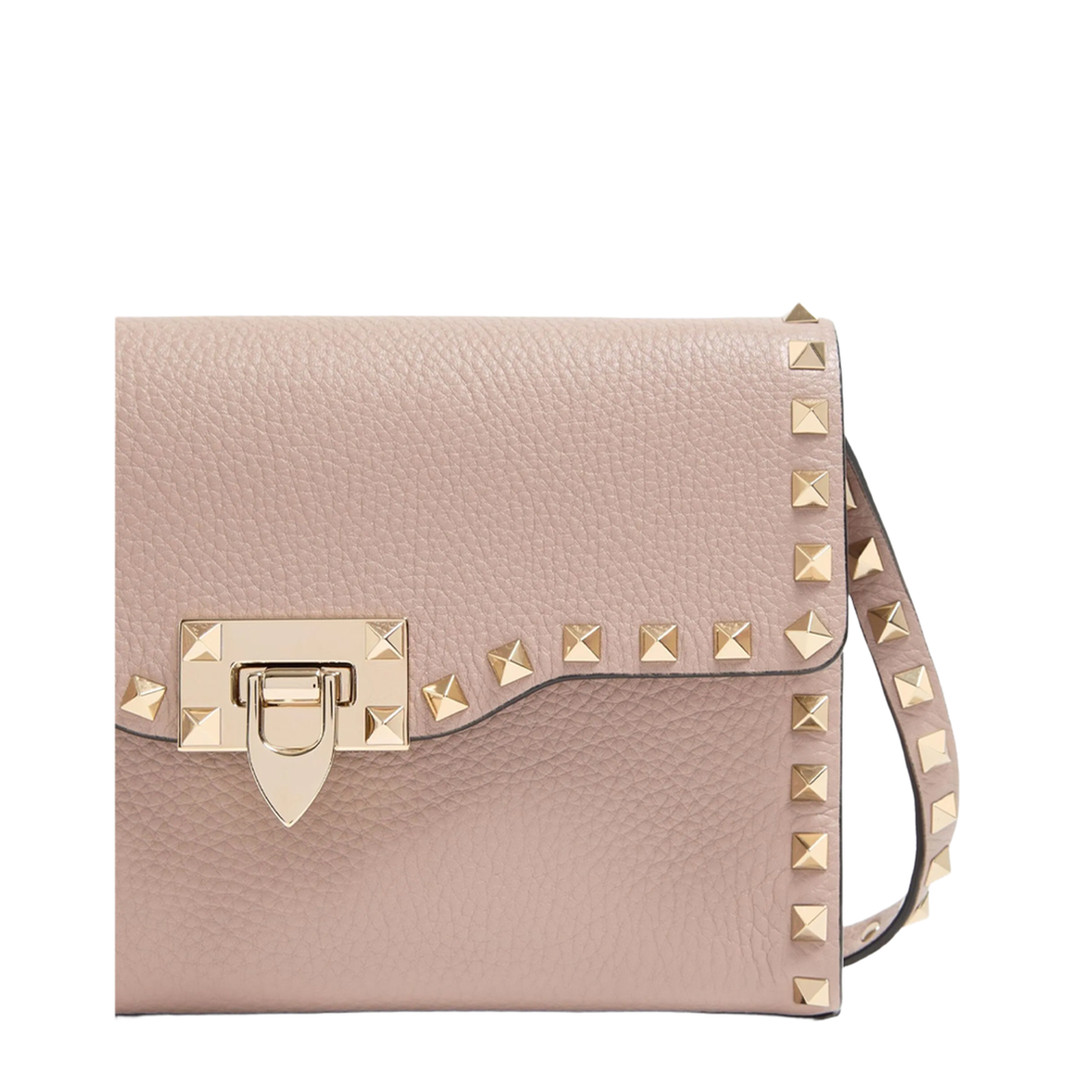 MAYFEYR - Valentino - Rockstud Small Garnet Calfskin Crossbody Bag - WB0181VSF