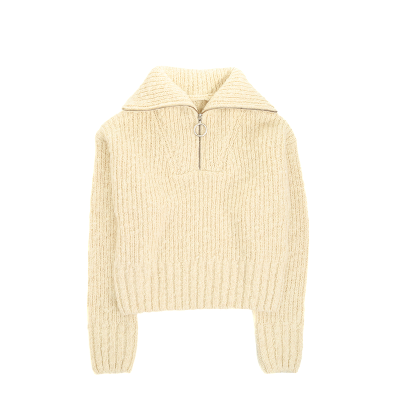 Half-zip Knit Ivory