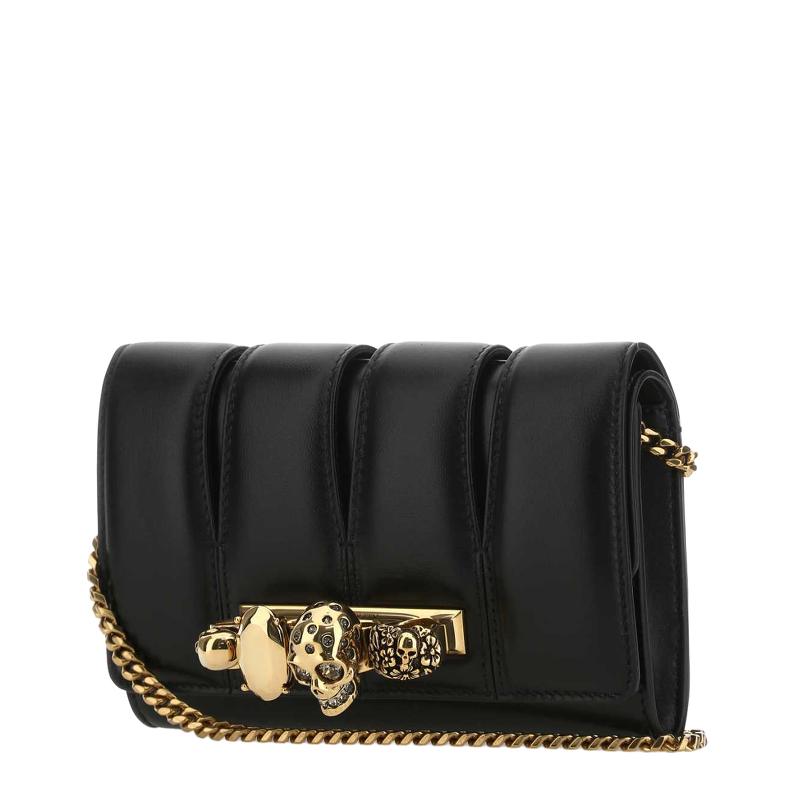 Slash Leather Clutch Bag