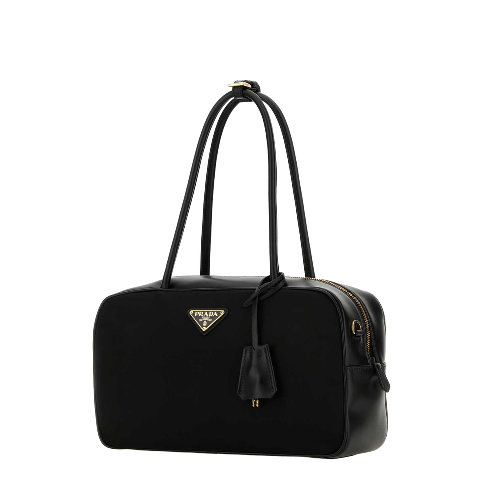Black Nylon Handbag
