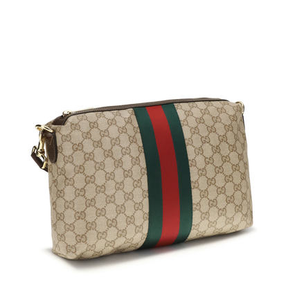 MAYFEYR - Gucci - Medium Gg Shoulder Bag With Web Stripe - A002KXFAF99