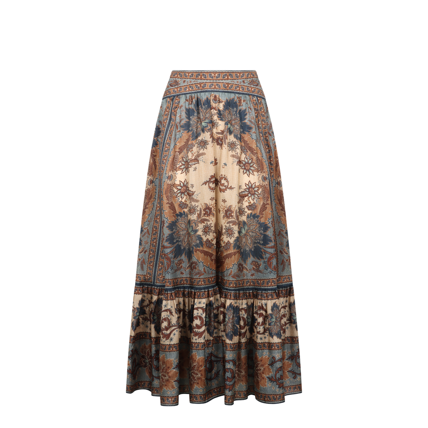Ascension Printed Silk Skirt