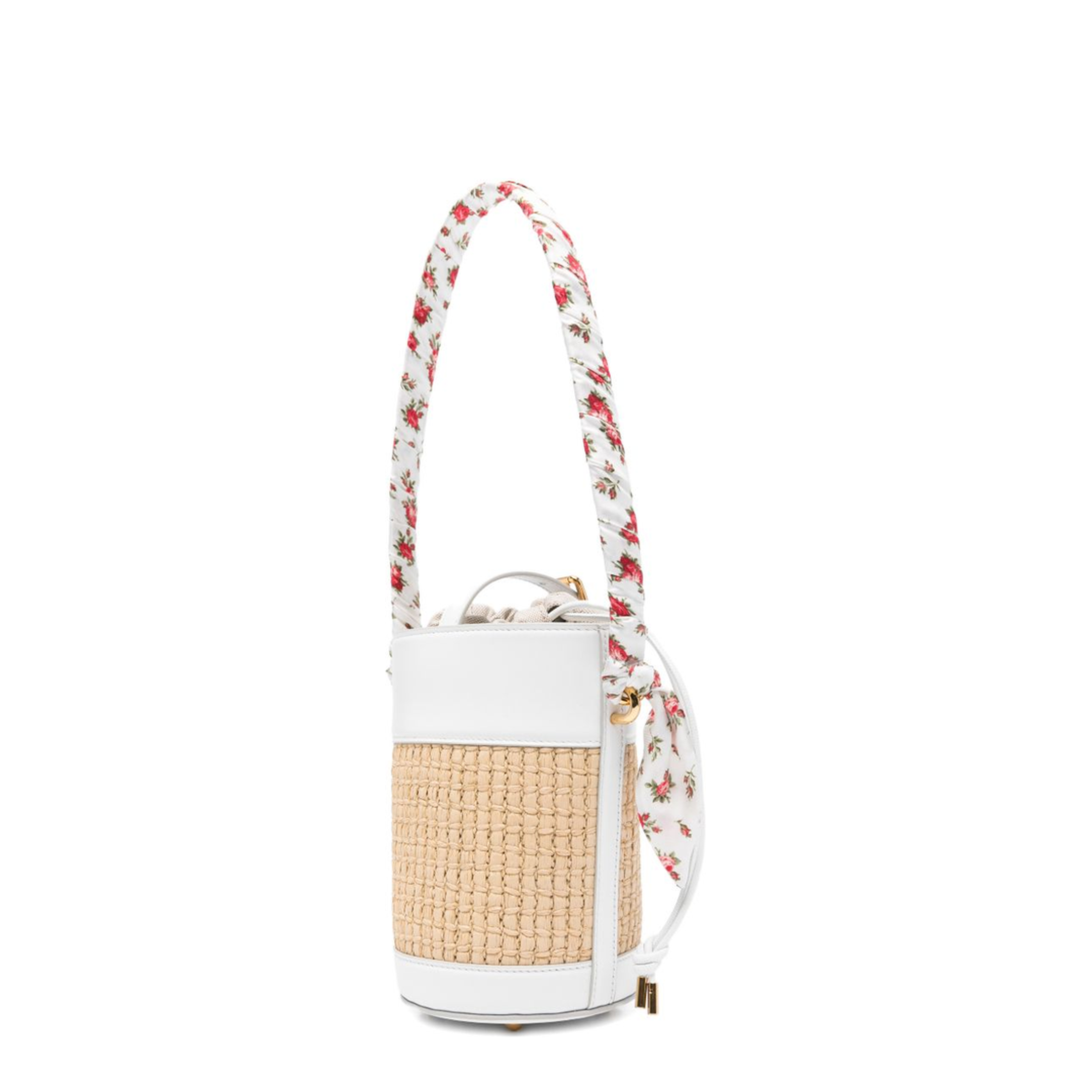 Capri Raffia Bucket Bag - Multicolor