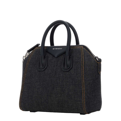 Mini Antigona Bag in Denim
