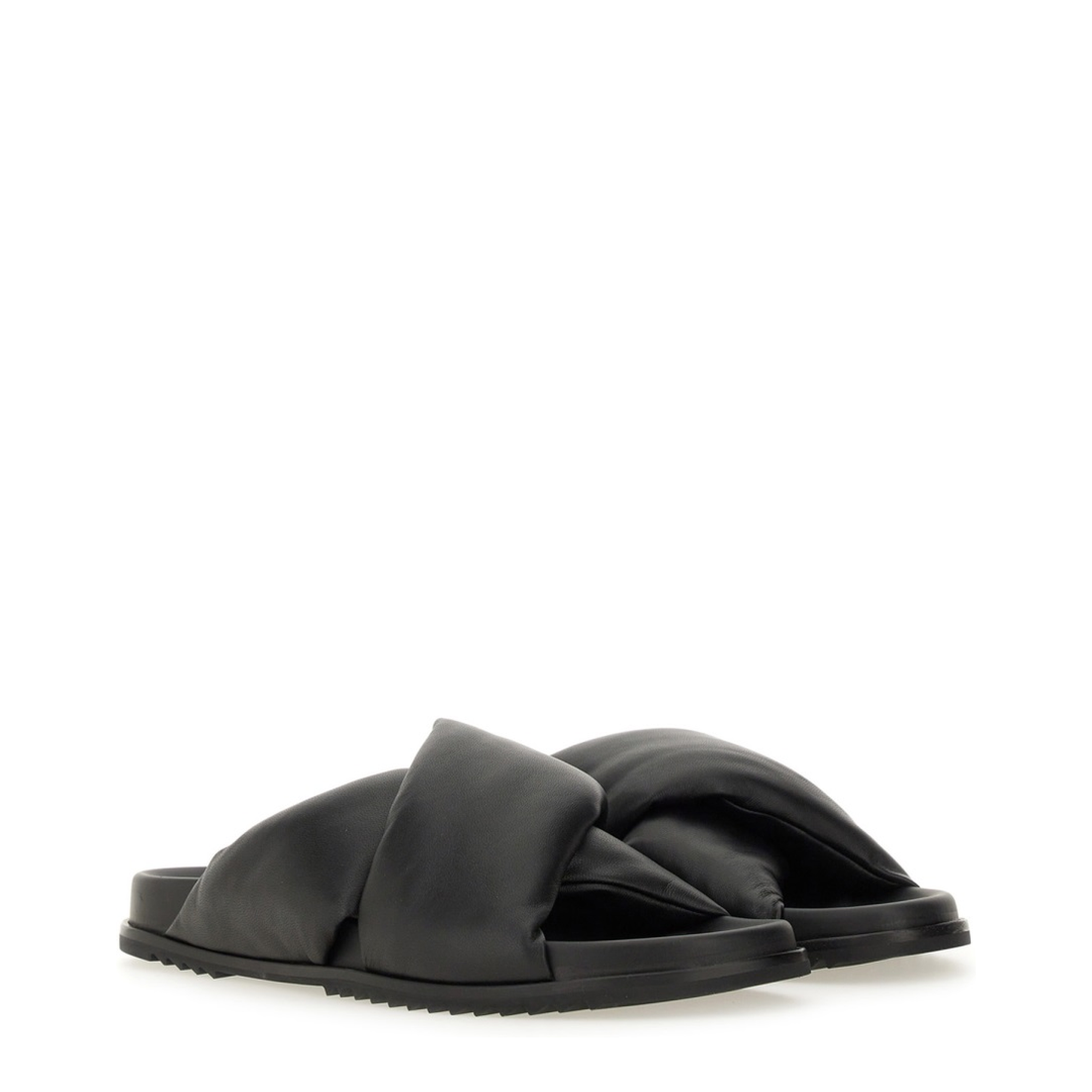 Leather Slide Sandal