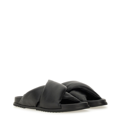 Leather Slide Sandal