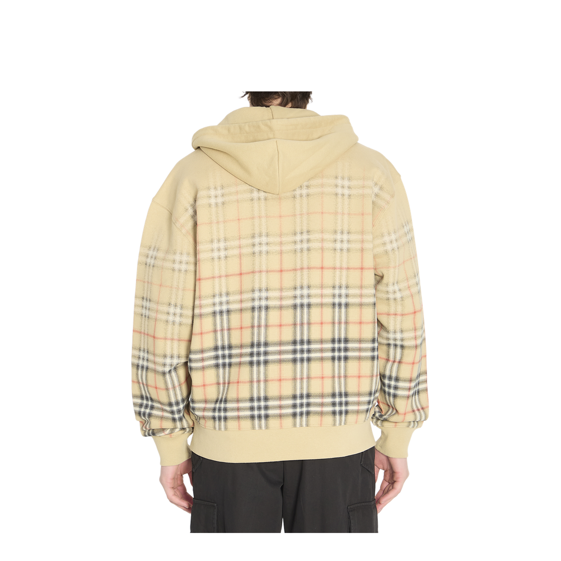 RORY DEG CHK HOODIE SWEATSHIRT