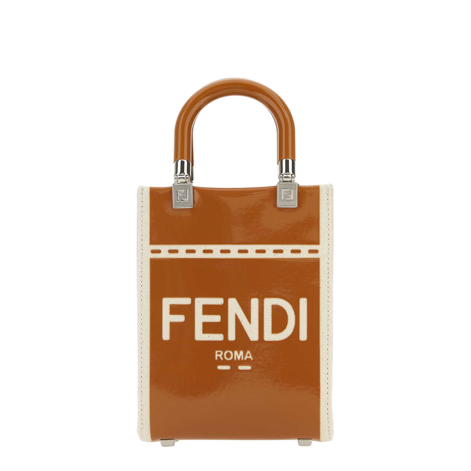 Sunshine Small Canvas Top Handle Bags - Tan