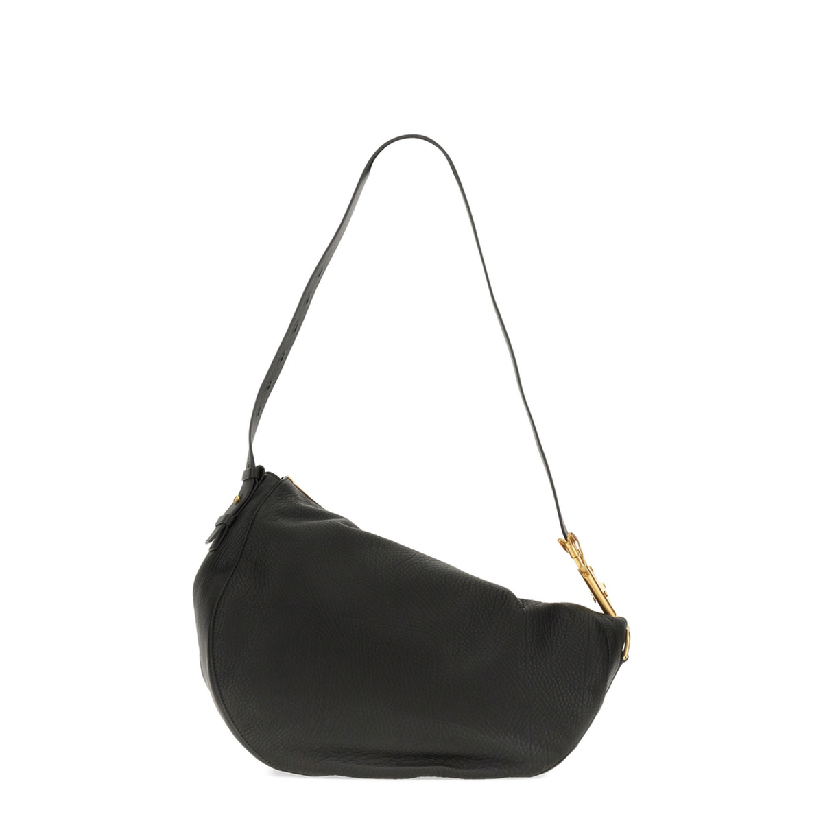 Knight Medium Calfskin Crossbody - Black
