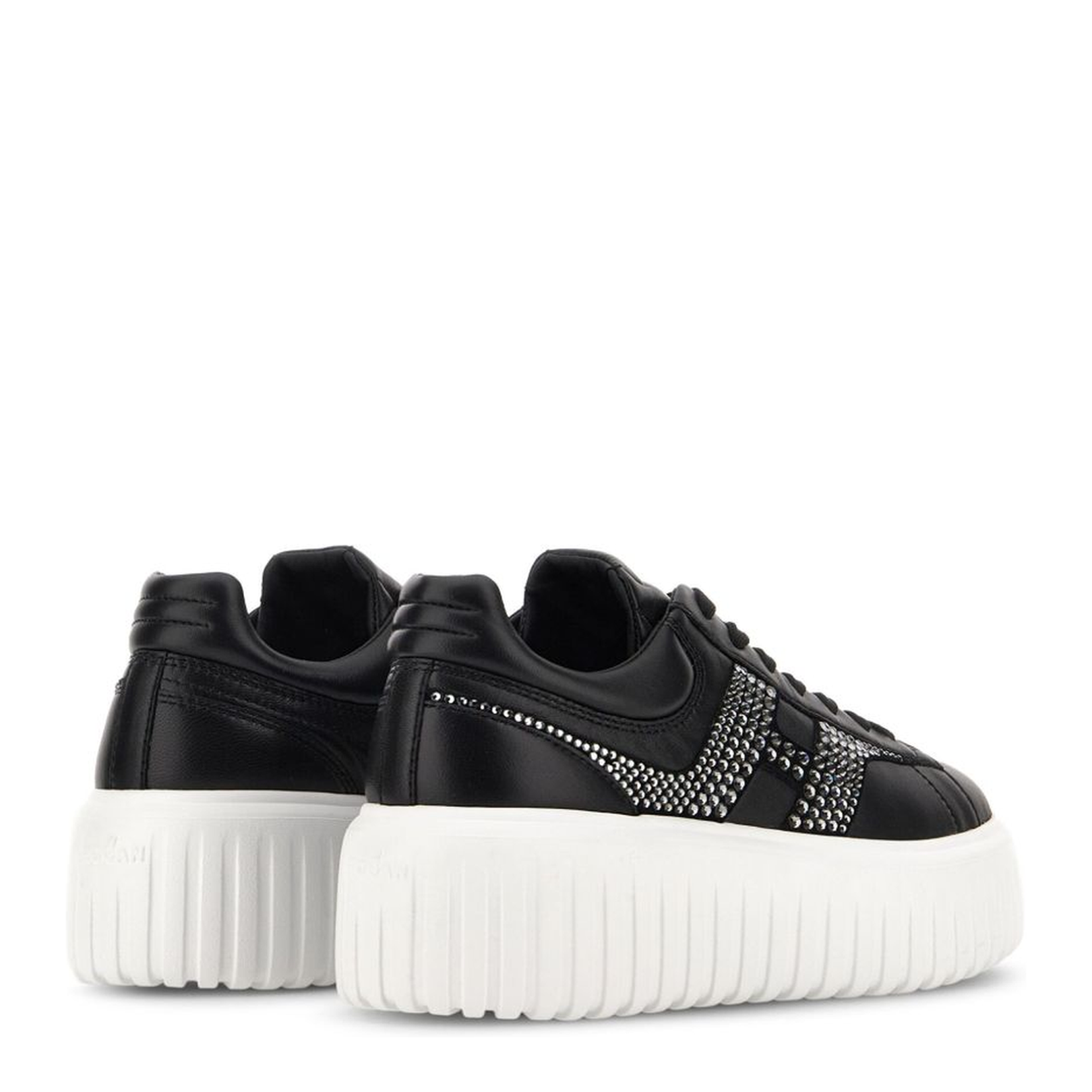 H-Stripes Sneakers Black Silver