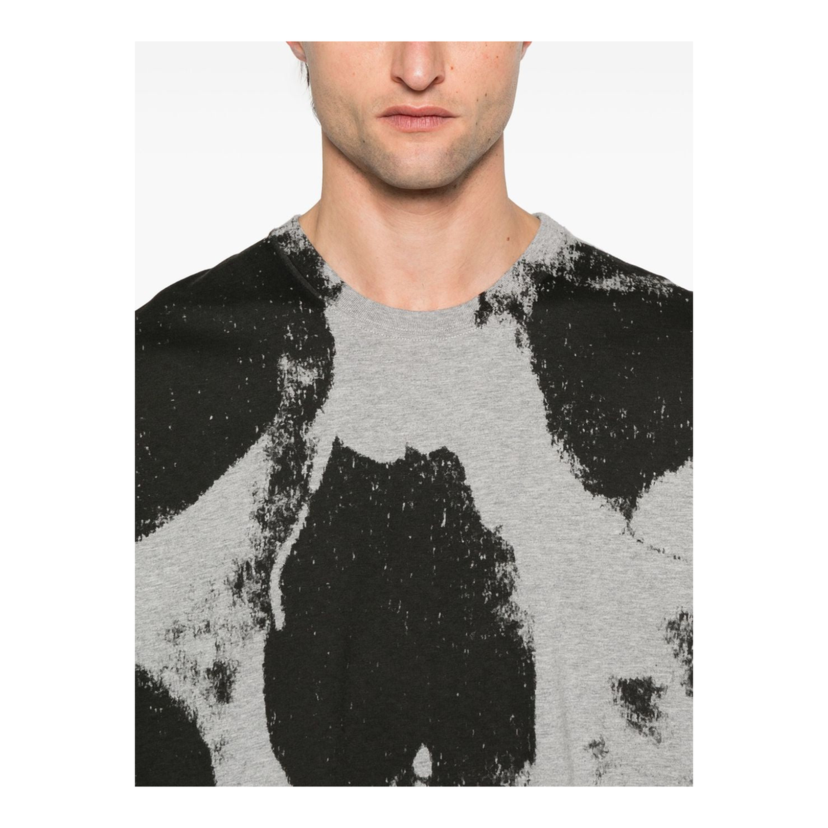 Skull Print Cotton T-shirt