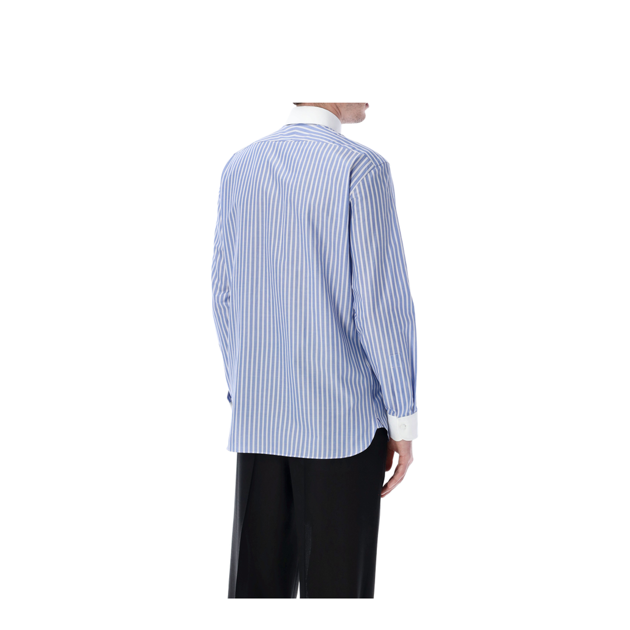 Wide Stripe Casual Shirt
