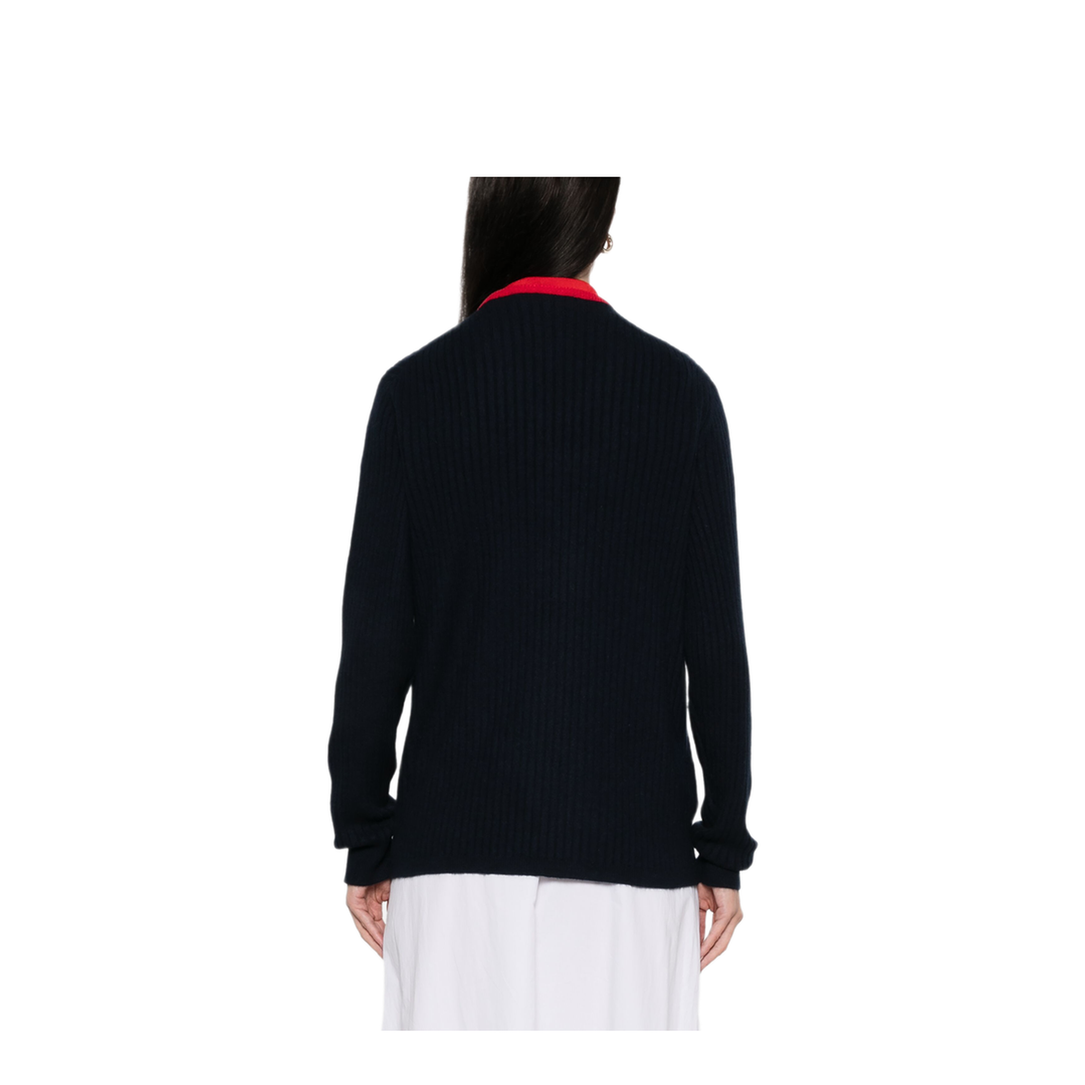MAYFEYR - Miu Miu - V Neck Cashmere Sweater - MMLA33SOOO1580F059F