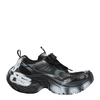 Graffiti Sneaker in Black/White