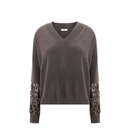 V-Necked Sweater