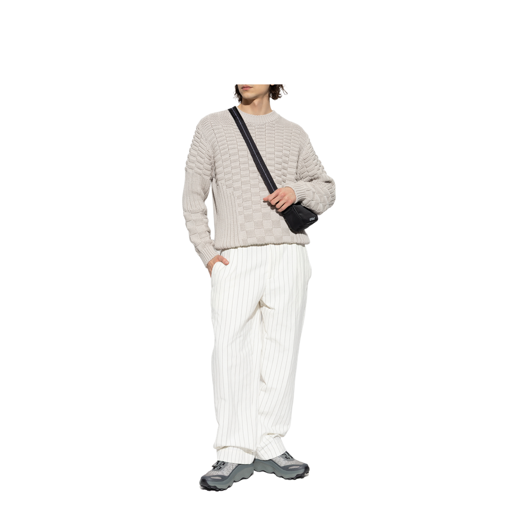 MAYFEYR - Off-White - Sweater With Logo - 44MHE20RS26K001250