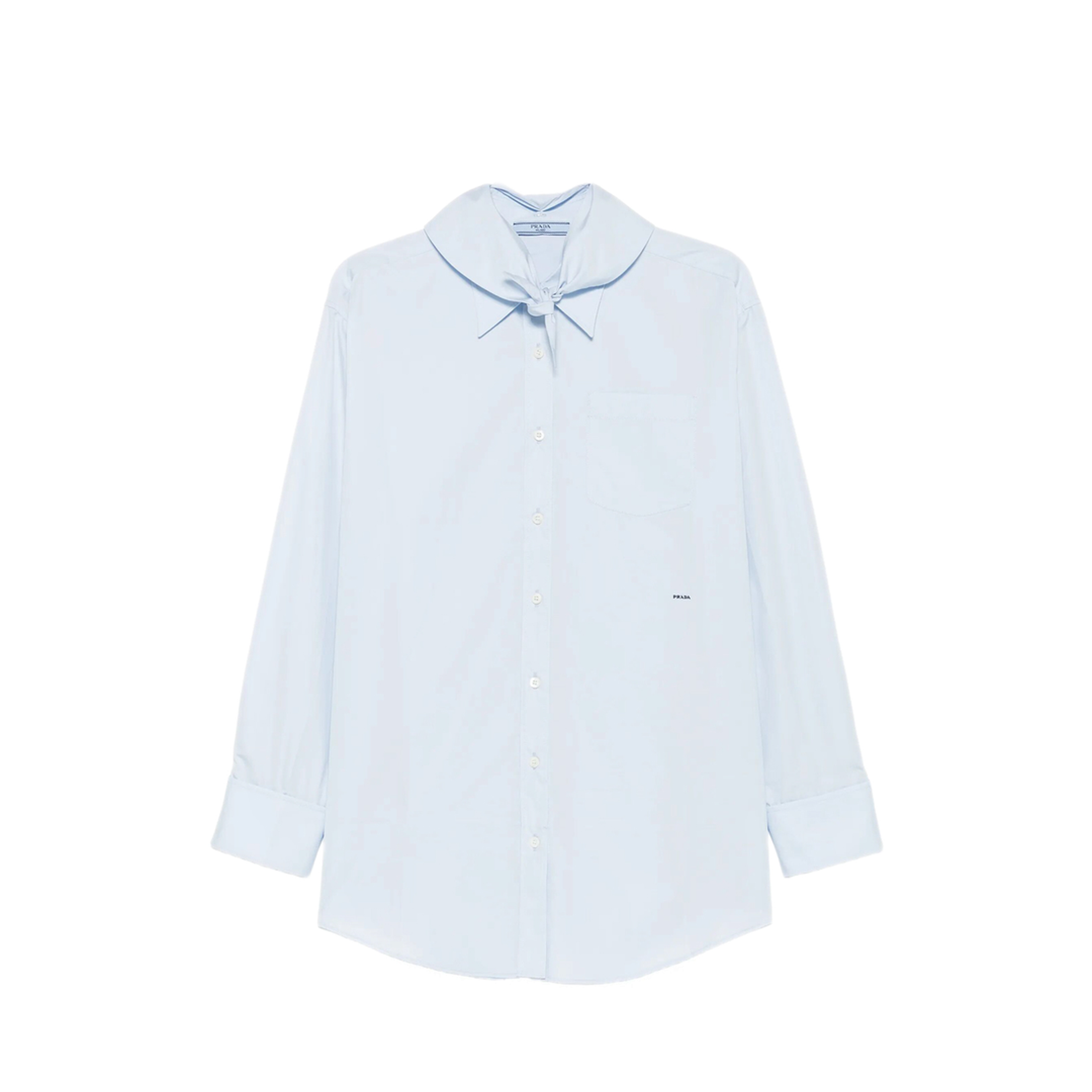 MAYFEYR - Prada - Poplin Shirt With Knot Detail - P470JRSOOO1XV2F0M10