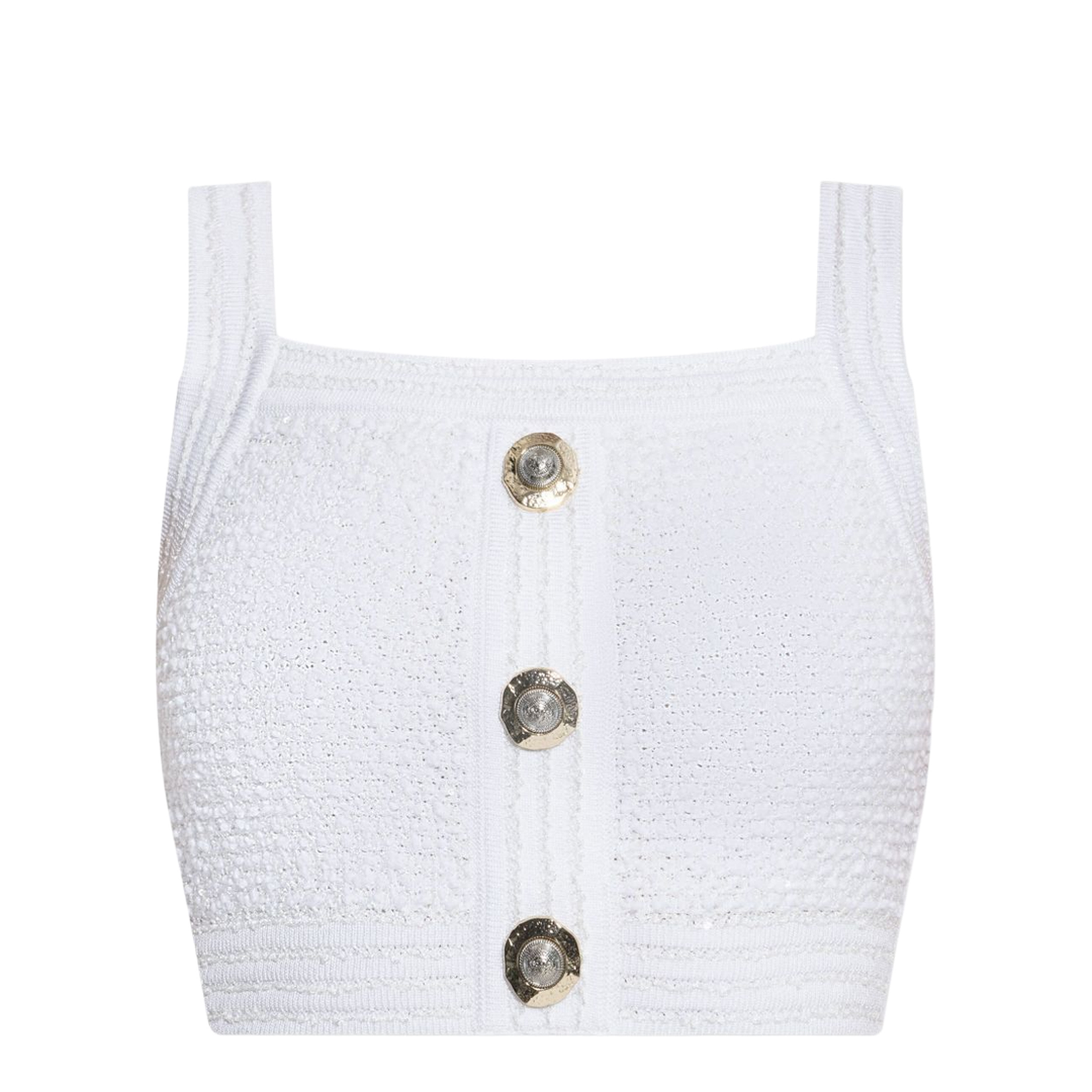 Tweed Strap Top