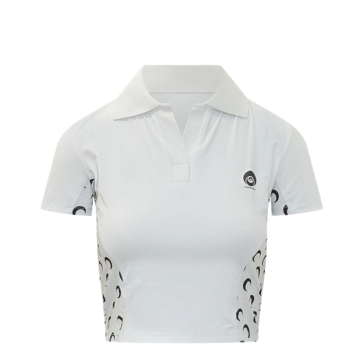 MAYFEYR - Marine Serre - T Shirt - WTO510ACJER0101WH00