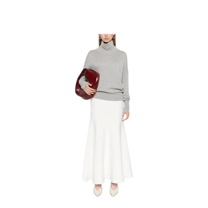 Dove Grey Turtleneck Sweater