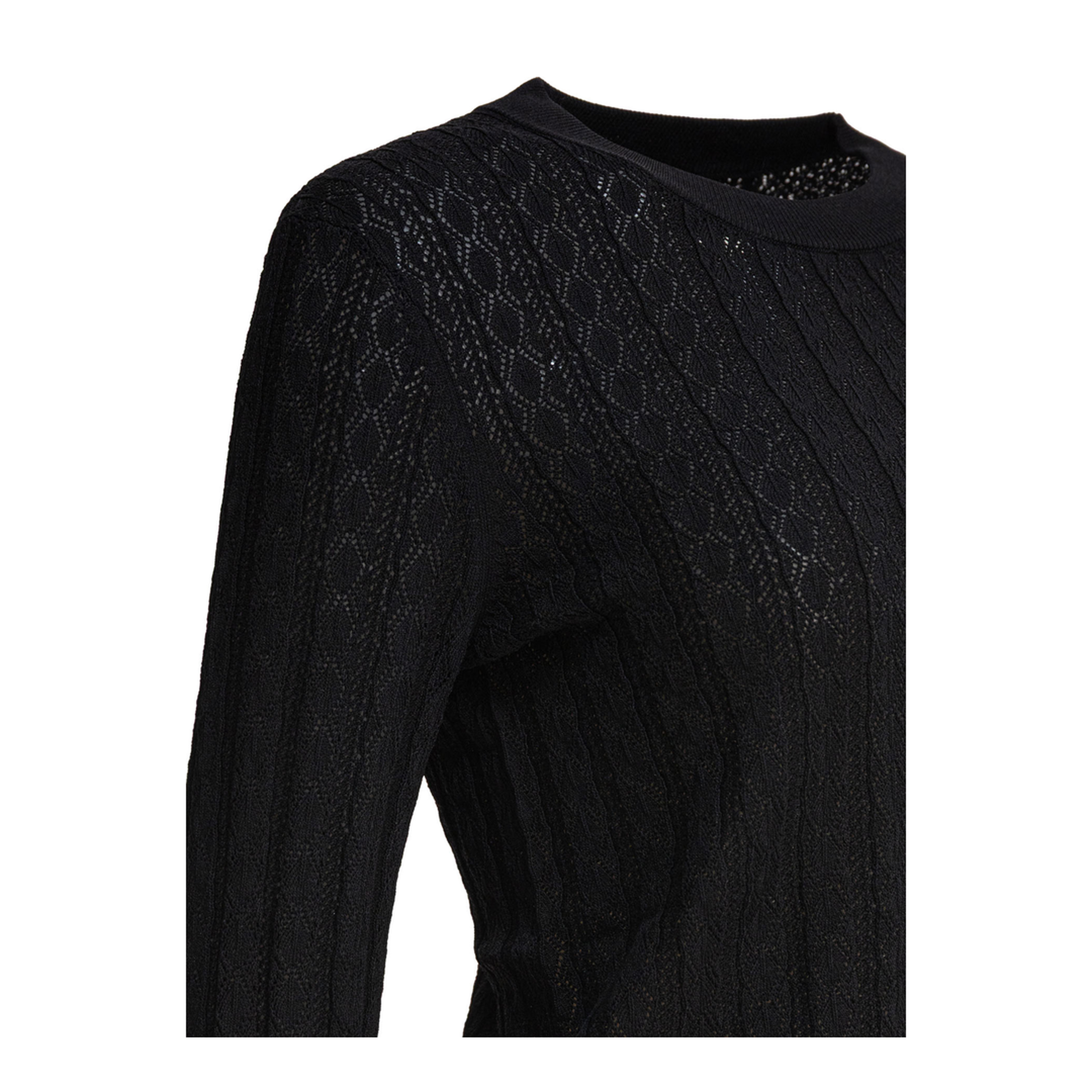 MAYFEYR - Loulou Studio - Tinos Crew Neck Sweater - TINOSBLACK