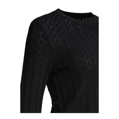 MAYFEYR - Loulou Studio - Tinos Crew Neck Sweater - TINOSBLACK