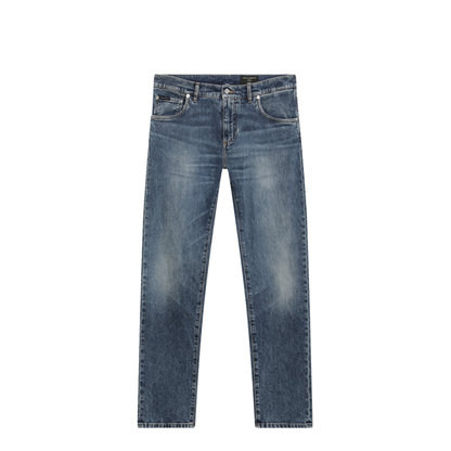 MAYFEYR - Dolce & Gabbana - Slim-Fit Blue Washed Denim Jeans - GY07CDG8PK5S9001