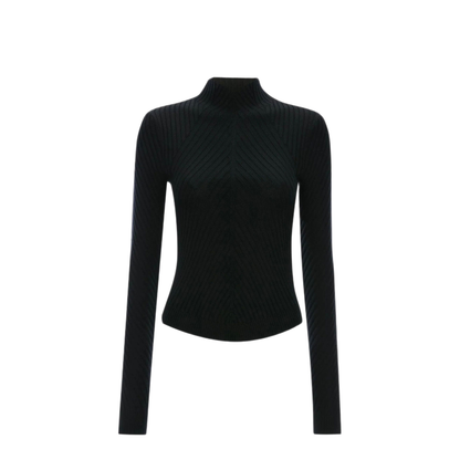 MAYFEYR - Victoria Beckham - Ribbed Ls Polo - 1425KTP006804A