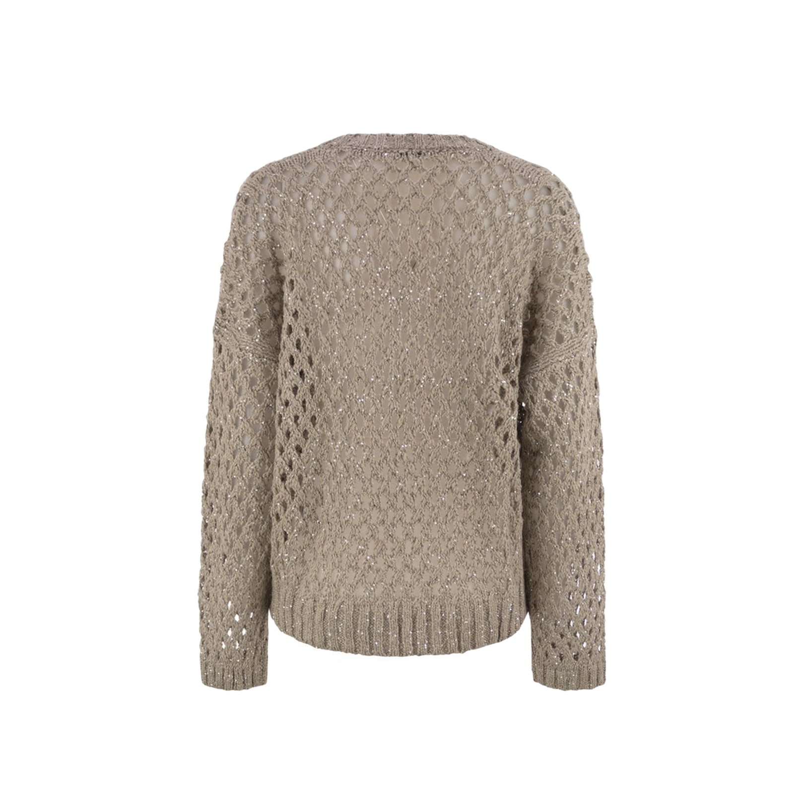 Dazzling Net Silk And Linen Jersey