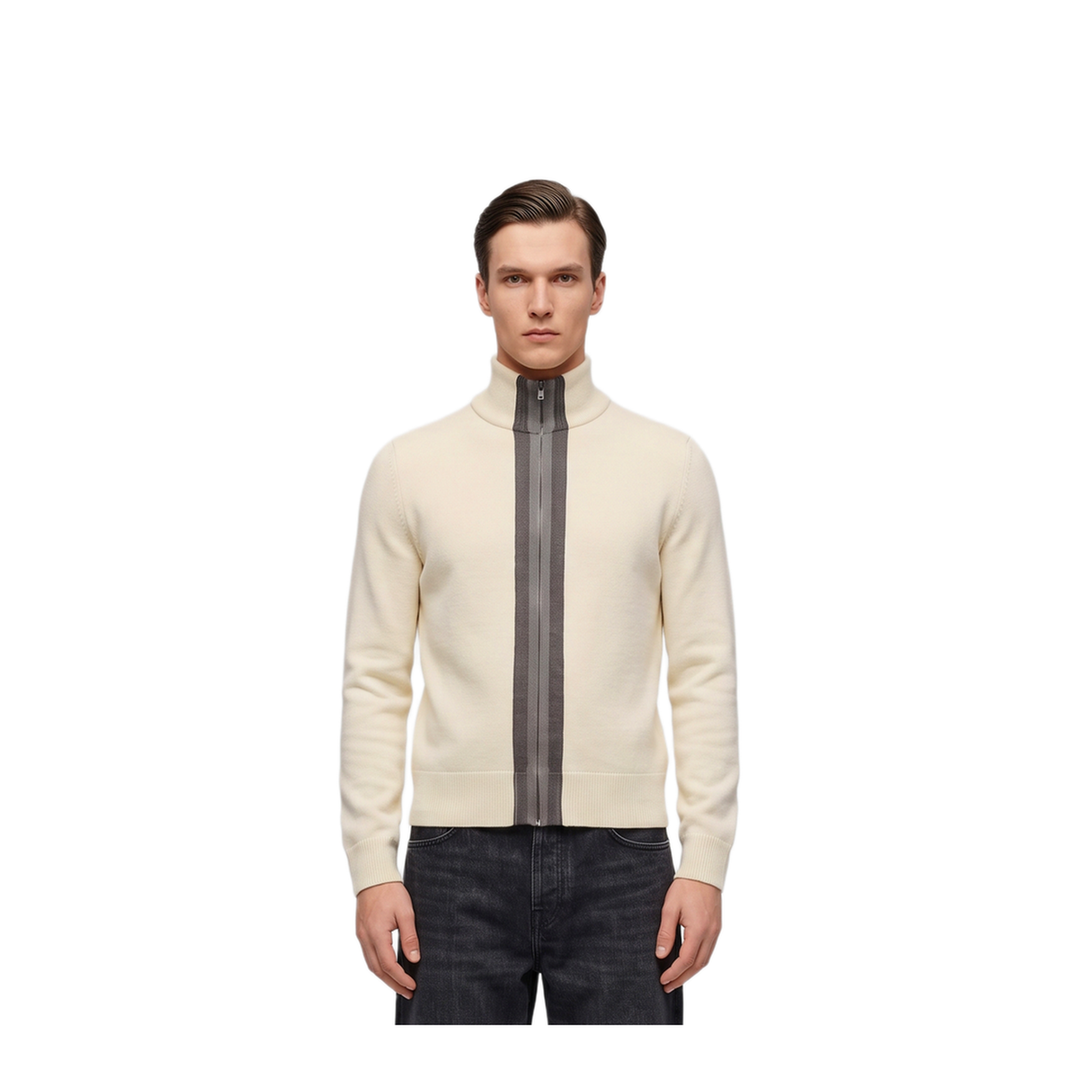 MAYFEYR - Gucci - Wool Knit Sweater With Subtle Web - A0078QXKFG69052