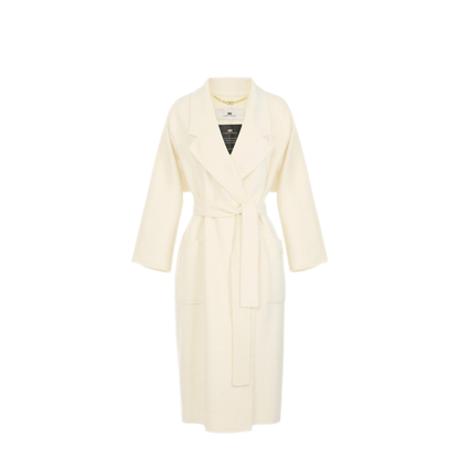 MAYFEYR - Elisabetta Franchi - Coat White - CP01D66E2193