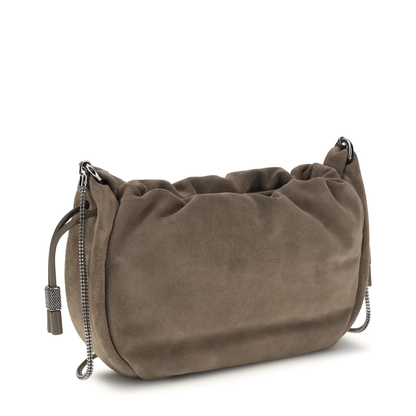 MAYFEYR - Brunello Cucinelli - Suede Shoulder Bag - MBHID2667