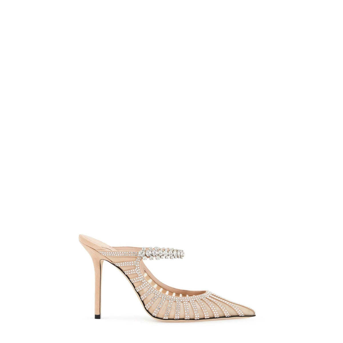 Jimmy Choo crystal embellished bing 100 mules