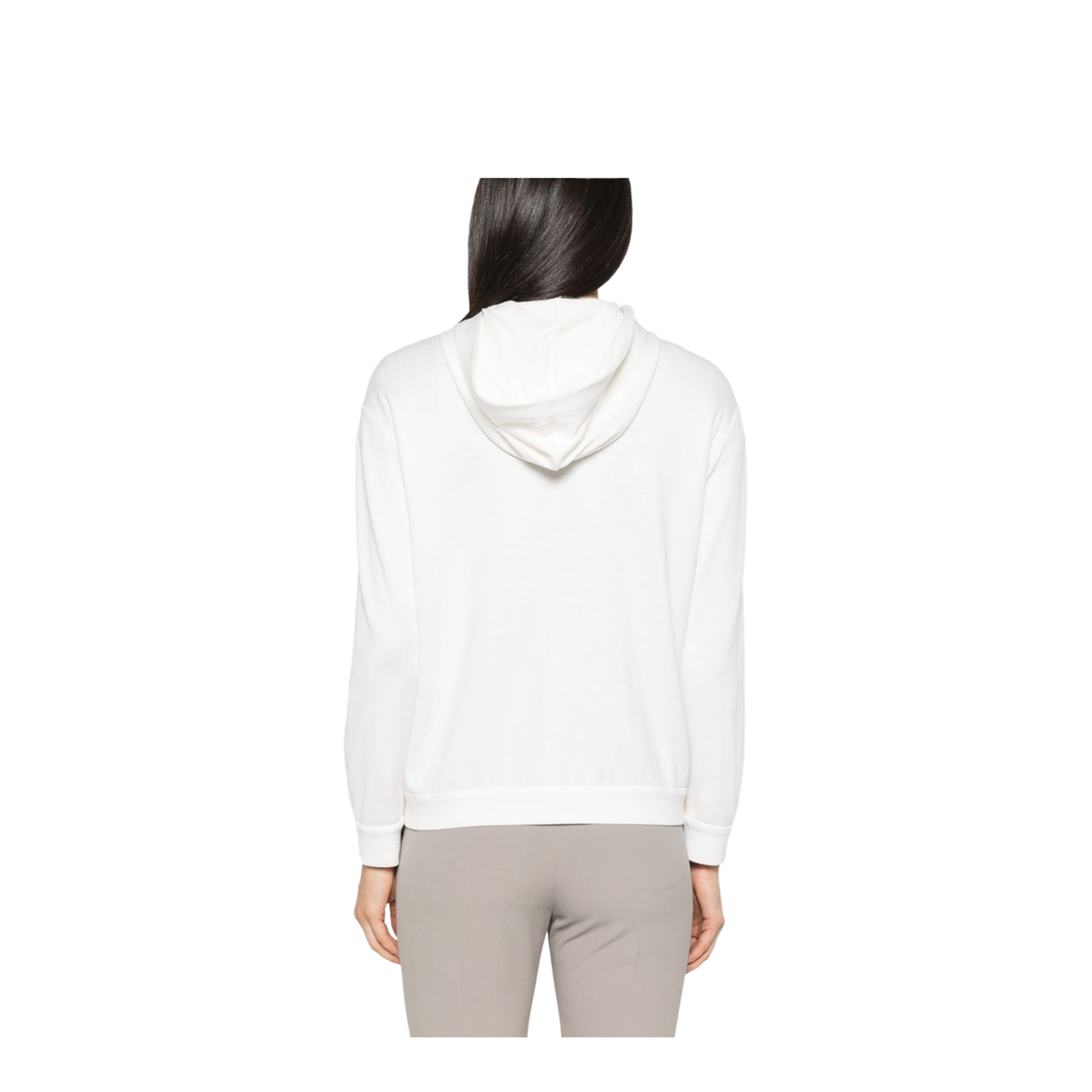 Cotton and Silk Blend Hoodie