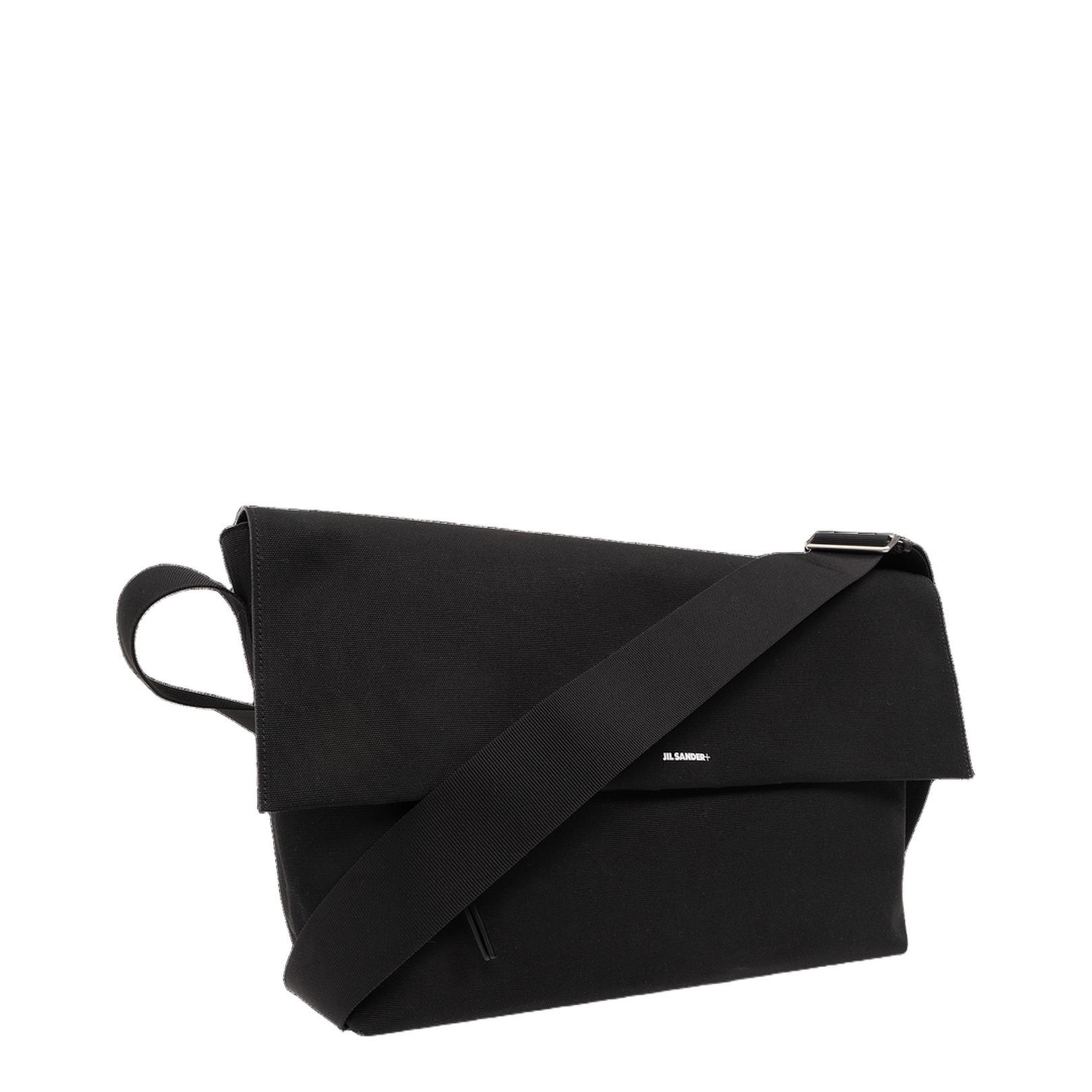 Black Shoulder Bag with Logo