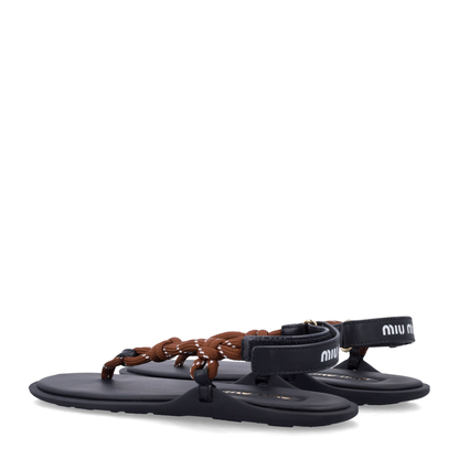 MAYFEYR - Miu Miu - Flat Shoes - 5Y184EF0053L74F0005
