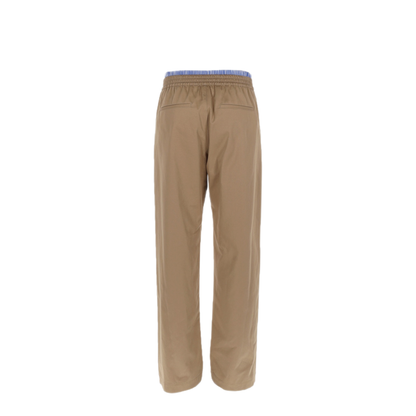 MAYFEYR - MSGM - Cotton Trousers With Double Elastic - 4040MP0626710424