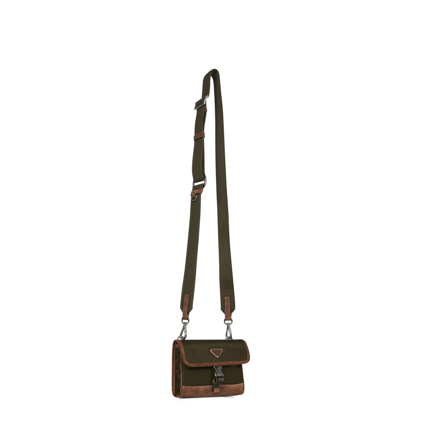 Two-Tone Re-Nylon and Suede Phone Holder