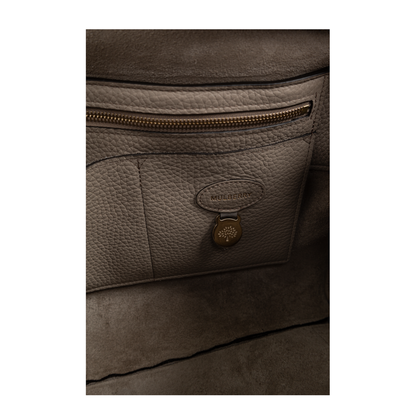 Bayswater Heavy Grain Leather Handbag - Cashmere Taupe