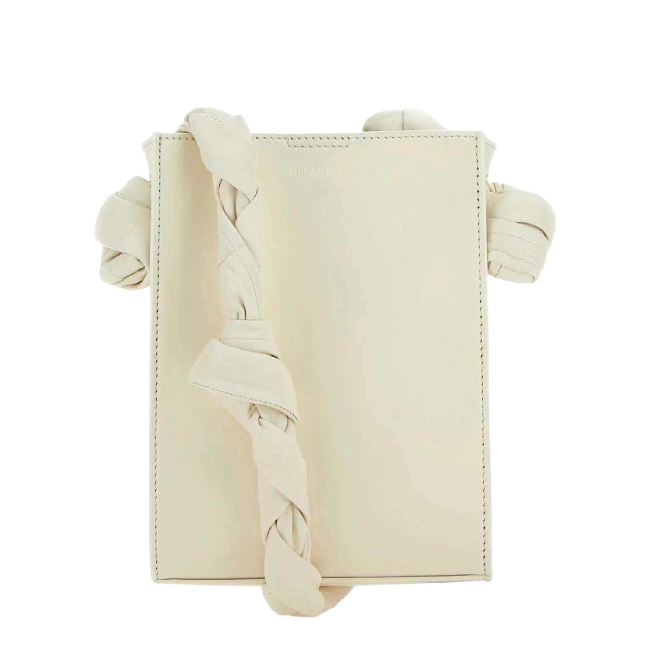 Ivory Leather Tangle Shoulder Bag