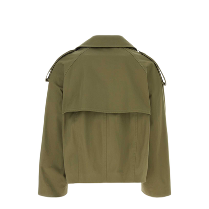 MAYFEYR - Loewe - Green Cotton Trench Coat - H526Y02X12PICKLEGREEN