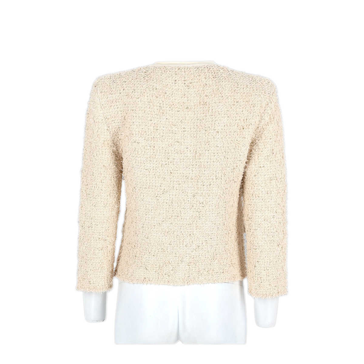 Beige Viscose Polyamide Jacket