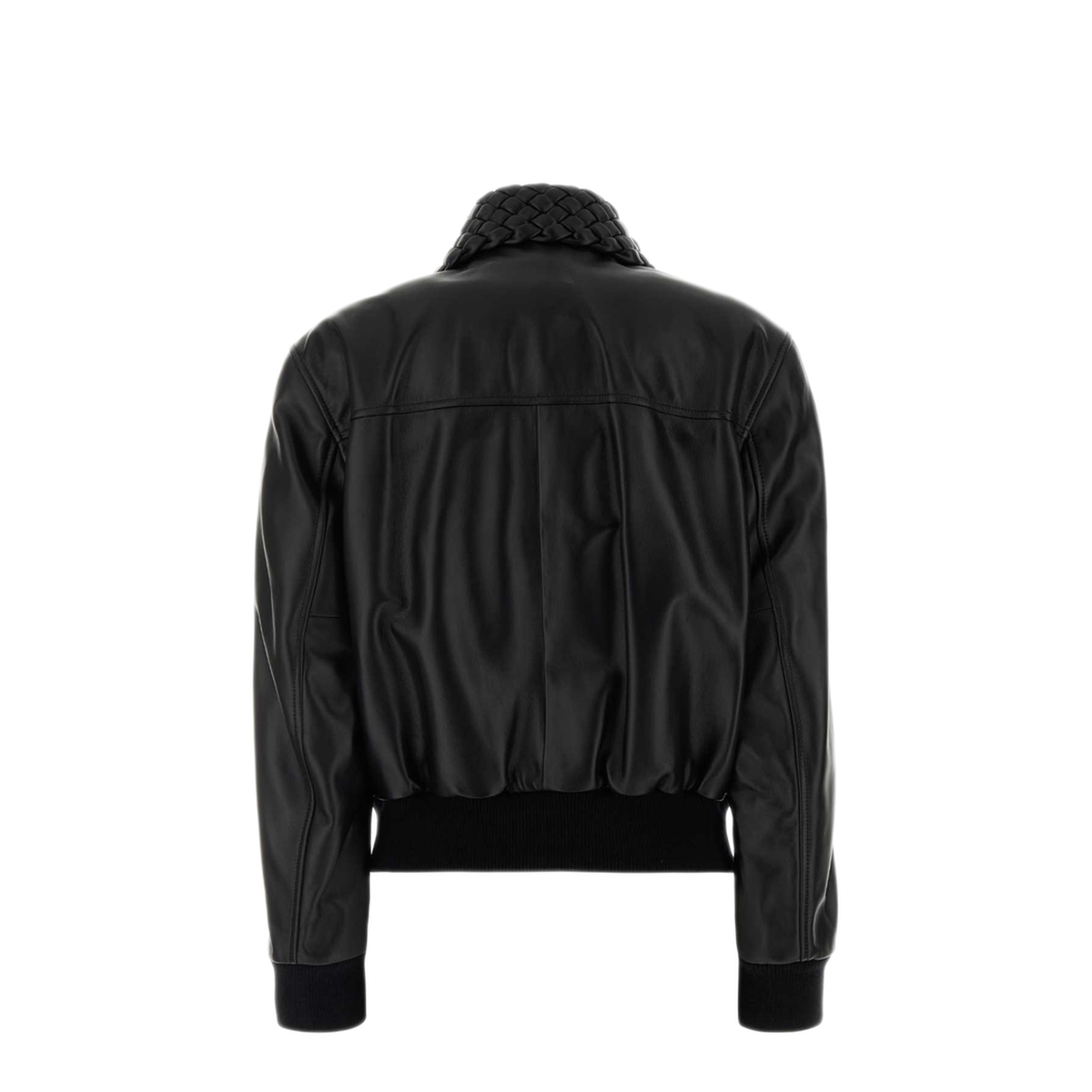 MAYFEYR - Bottega Veneta - Black Leather Blouson - A00A16V70W01010