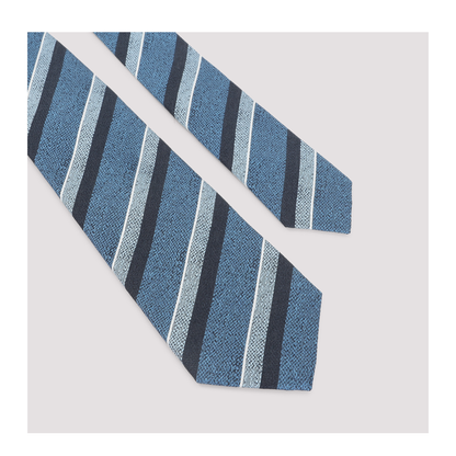 MAYFEYR - Kiton - Blue Silk Tie - UCRVKGC07L3104000MULTICOLOR