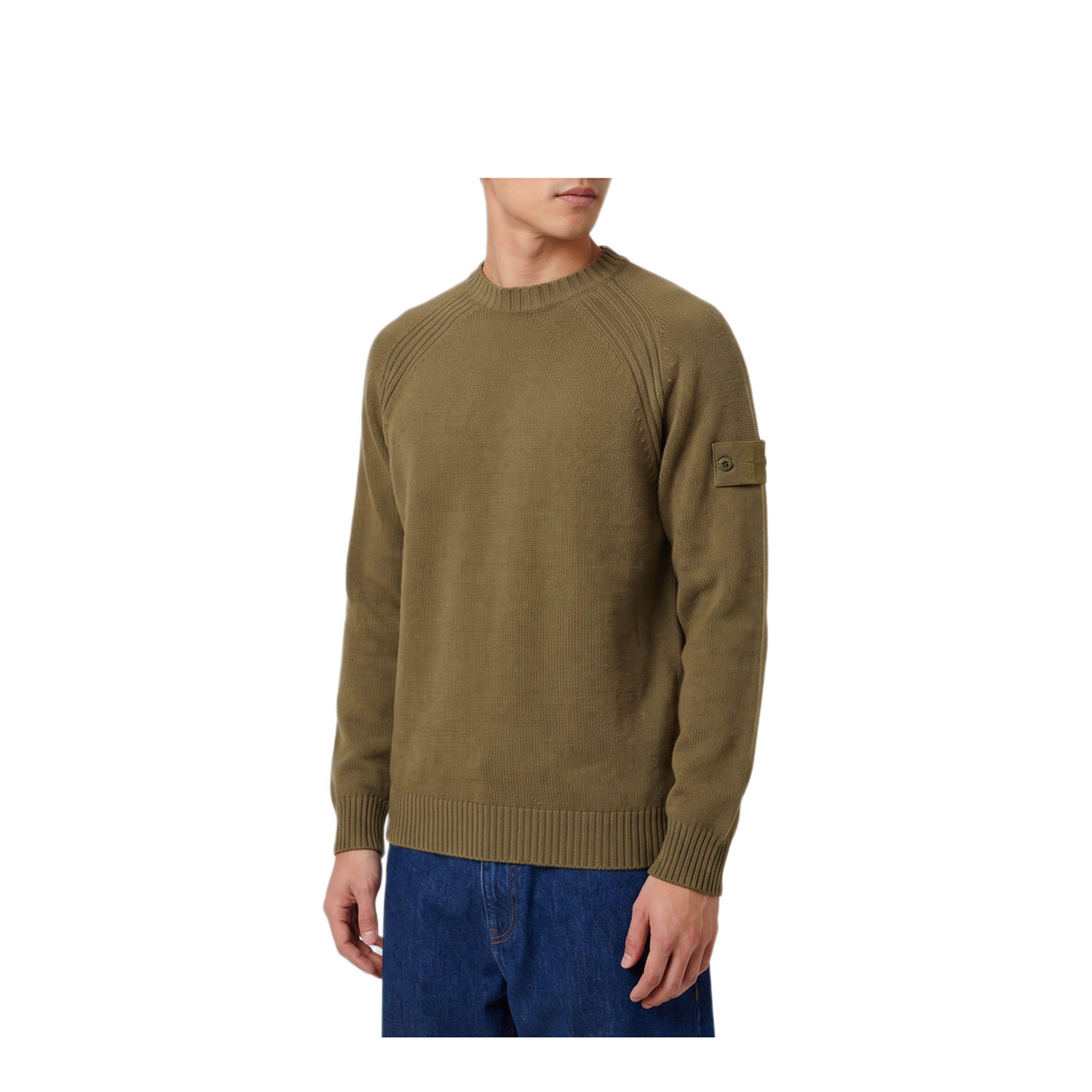 MAYFEYR - Stone Island - Military Green Cashmere Sweater - L2S155100036S01FFV0054