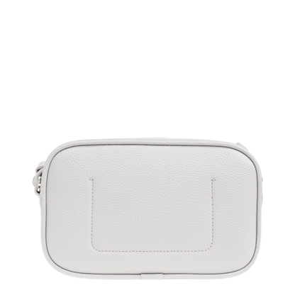 Shoulder Bag with Logo Plaque