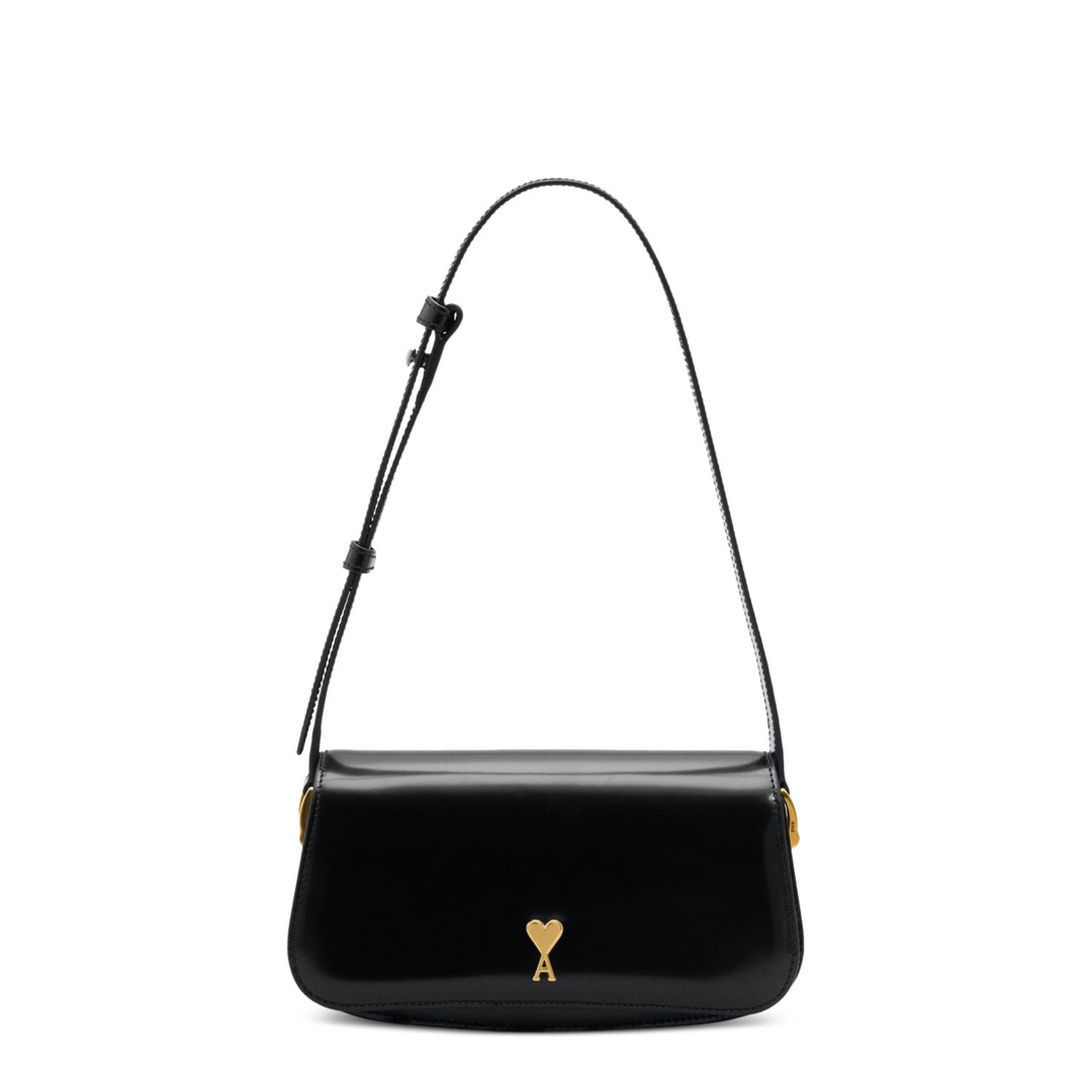 Paris Paris Cow Leather Shoulder Bag - Black